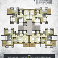 Typical 3rd, 5th & 7th Floor Plan